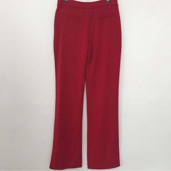 Emil Rutenberg Holiday Red Career Pants with pocket size 0 USA New with Tags - Picture 8 of 8